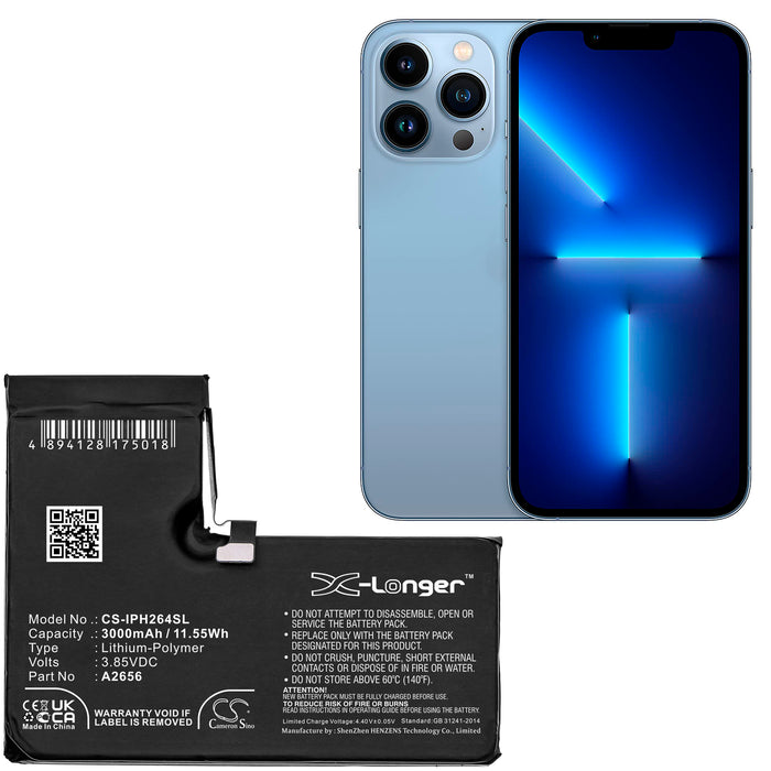 Apple A2645 iPhone 13 Pro Max iPhone 13 Pro Max 5G Mobile Phone Replacement Battery-5