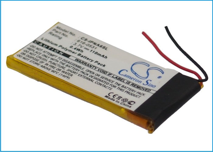 Apple iPod Nano 6th ipod nano 6th generation Media Player Replacement Battery-3