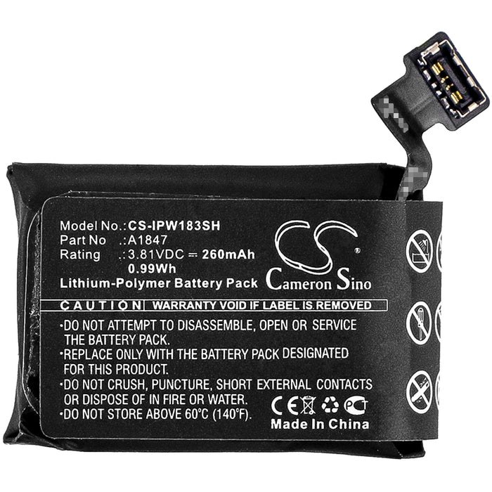 Apple A1860 Watch Series 3 38mm Watch Series 3 GPS 38mm Smart Watch Replacement Battery-3