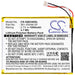 Garmin Dash Cam 20 Nuvi 3400 Nuvi 3450 Nuvi 3450LM Nuvi 3450M Nuvi 3490LMT Nuvi 3550LM Nuvi 3750 GPS Replacement Battery-3