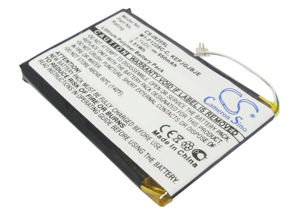 Iriver Clix 2 2GB Clix 2 4GB Clix 2 8GB Clix Plus  Replacement Battery-main