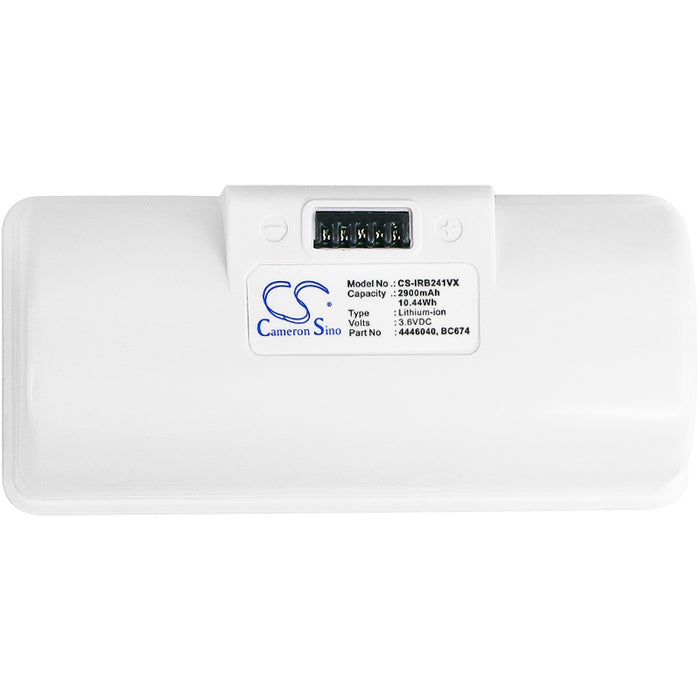 Irobot Braava Jet 240 Braava Jet 241 Braava Jet 244 Braava Jet 245 Braava Jet Mopping Robot 2900mAh Vacuum Replacement Battery-3