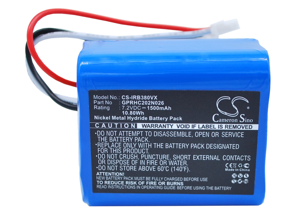 Irobot 5200B Braava 2000 Braava 300 Braava 380 Braava 380T Braava 381 Vacuum Replacement Battery-5