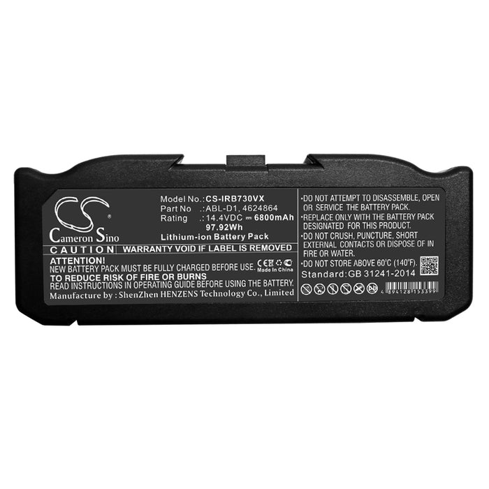 Irobot 7150 i31502F i8550 Roomba 5150 Roomba 7550 Roomba e5 Roomba e5150 Roomba e515020 Roomba e5152 Roomba e5154 R 6800mAh Vacuum Replacement Battery-5