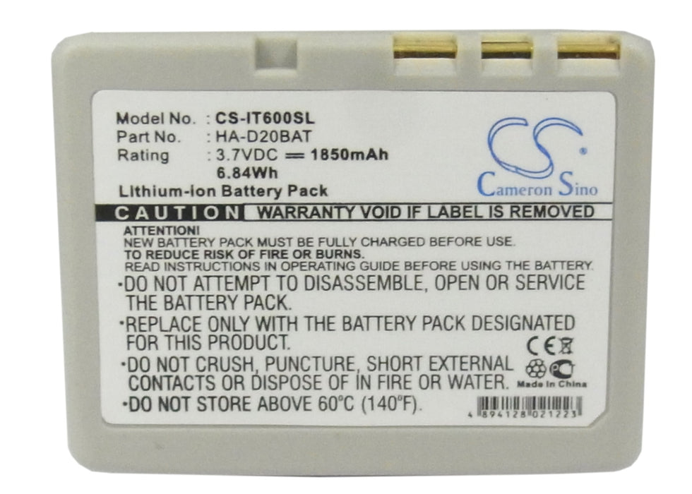 Casio IT-300 IT-600 IT-800 IT-800RGC-65D I 1850mAh Replacement Battery-5