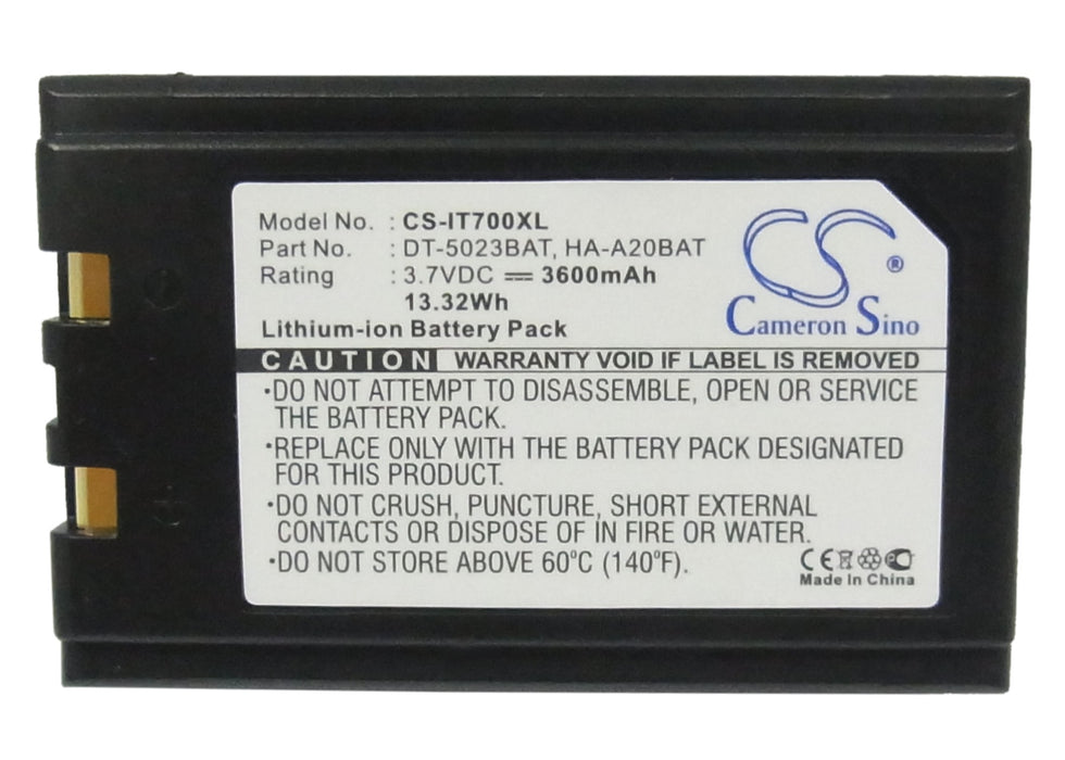 Unitech HT660 PA600 PA950 PA966 PA967 PA97 3600mAh Replacement Battery-5
