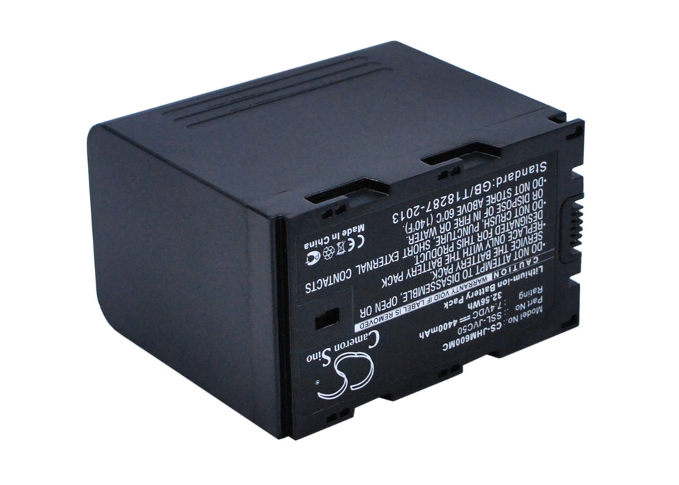 JVC GY-HM200 GY-HM200E GY-HM200ESB GY-HM600 GY-HM600E GY-HM600EC GY-HM600U GY-HM620E GY-HM650 GY-HM650EC GY-HM650U  4400mAh Camera Replacement Battery-4