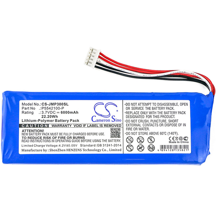 JBL 2017DJ1714 APJBLPUESE3 Pulse 3 Speaker Replacement Battery-3