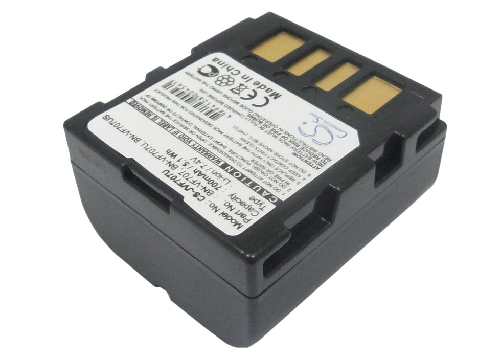 JVC GR-D240 GR-D246 GR-D247 GR-D250 GR-D250U GR-D250US GR-D270 GR-D270US GR-D271US GR-D275 GR-D275US GR-D290 GR-D290 700mAh Camera Replacement Battery-2