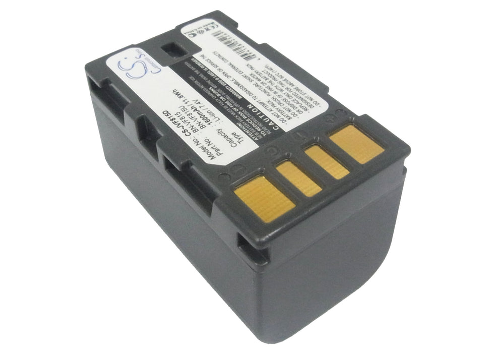 JVC EX-Z2000 GR-D720 GR-D720EK GR-D720EX GR-D720US GR-D721EX GR-D725EK GR-D725EX GR-D725US GR-D726 GR-D726EK GR-D72 1600mAh Camera Replacement Battery-2