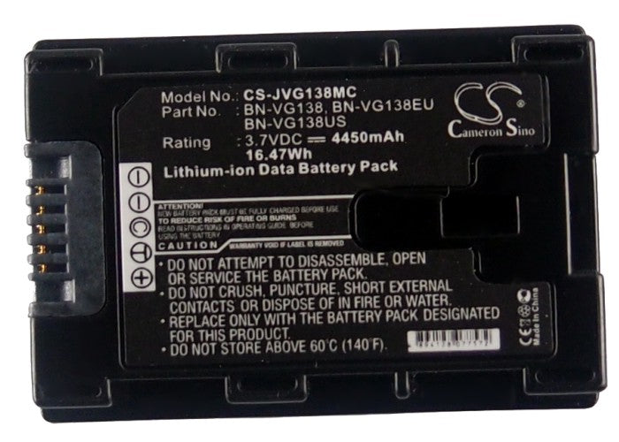 JVC GZ-E10 GZ-E100 GZ-E200 GZ-E200AU GZ-E200BU GZ-E200RU GZ-E205 GZ-E220 GZ-E245 GZ-E300 GZ-E300AU GZ-E300BU GZ-E30 4450mAh Camera Replacement Battery-5