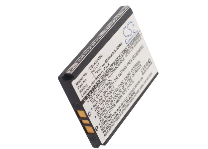 Sony Ericsson D750 D750i J100i J110a J110c J210i J220a J220c J220i J230c J230i K310a K310c K310i K510a K510c K510i K6 Mobile Phone Replacement Battery-5