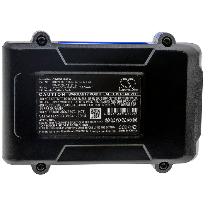 Kobalt 0856455 1518740 KDD 524B-03 KDP 524 1500mAh Replacement Battery-5