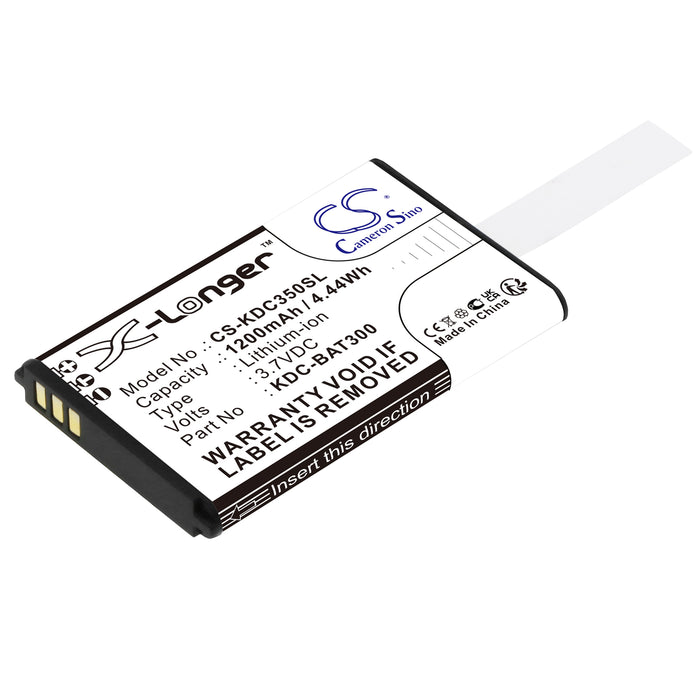 Koamtac KDC-250 KDC-300 KDC350CF-G6SR-R2 KDC350CFi-G6SR-3K-R2 KDC350CFi-G6SR-R2 KDC350CFi-G6SR-R2-WFG KDC350C-G6SR-3K-R2 K Barcode Replacement Battery