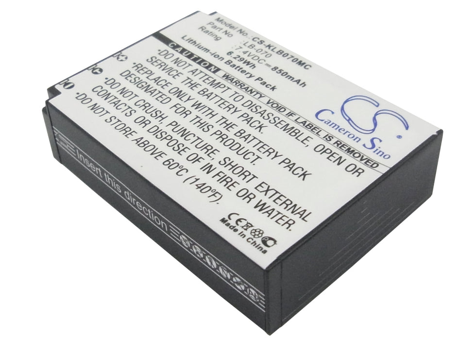 Kodak Pixpro AZ651 Pixpro AZ651 Astro Zoom  850mAh Replacement Battery-main