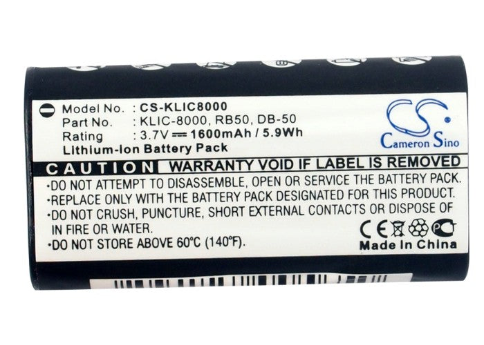 Ricoh Caplio R1 Caplio R1S Caplio R2 Caplio RZ1 RICOH Caplio R1V Camera Replacement Battery-6