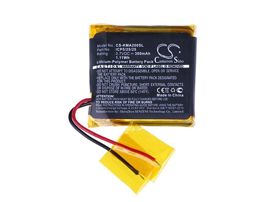 Rocketfish RF-MAB2 RF-MAB2-T Headphone Replacement Battery-5