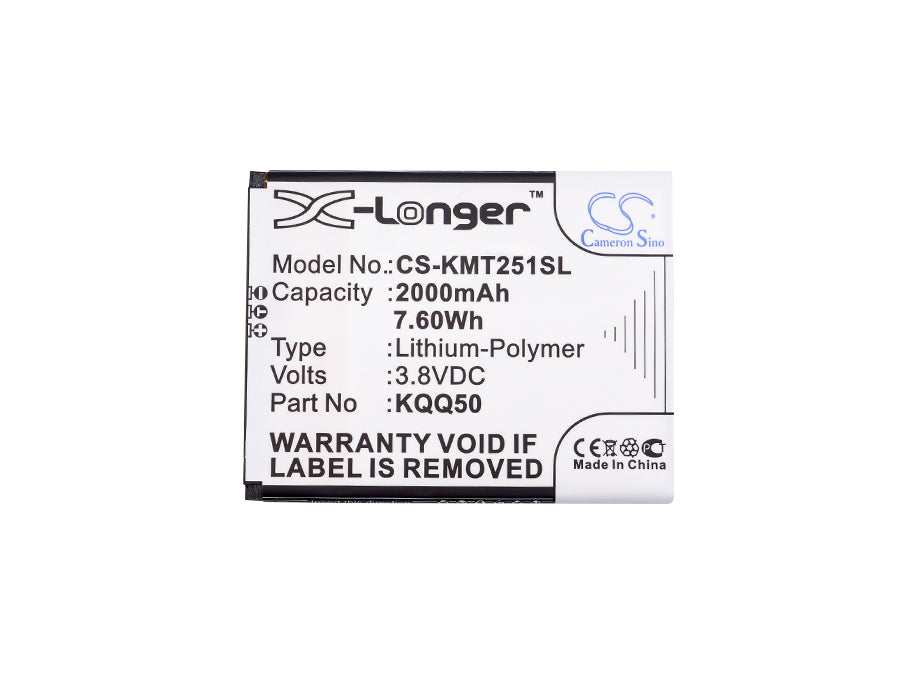 Kazam TH25014-01 Thunder2 5.0 Mobile Phone Replacement Battery-5