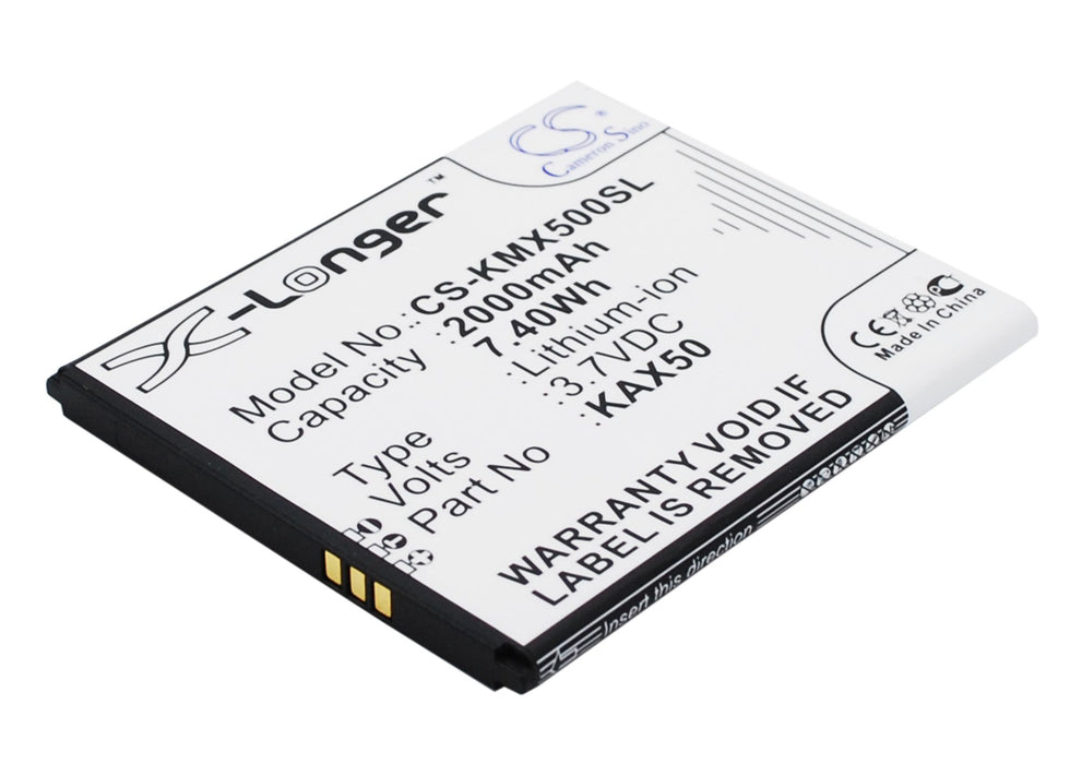 Kazam Trooper X5.0 Mobile Phone Replacement Battery-2