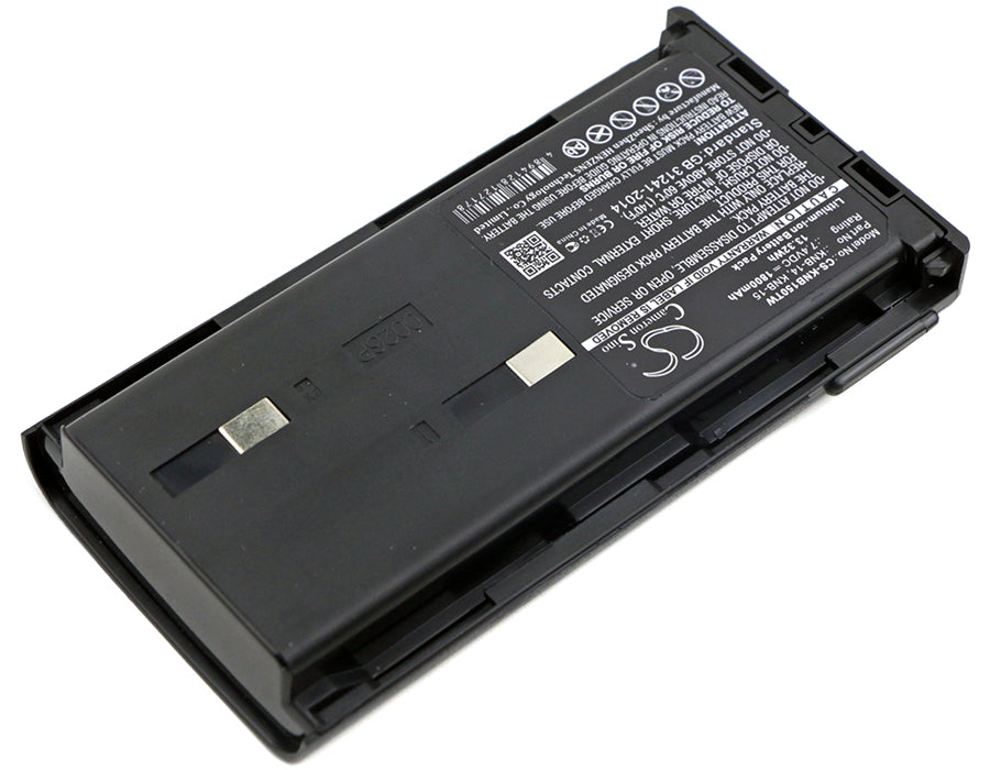 Kenwood CP-213 TCP-113 TK-2100 TK-2102 TK-2107 TK-260 TK-260G TK260GE TK-270 TK-270G TK-272 TK-272G TK-278 T 1800mAh Two Way Radio Replacement Battery-2