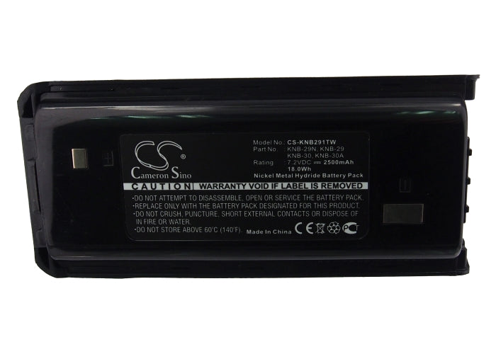 Kenwood TK-2200 TK-2200LP TK-2202 TK-2202E TK-2206 TK-2206M TK-2207 TK-2207G TK-2212 TK-2212M TK-2217 TK-230 2500mAh Two Way Radio Replacement Battery-5