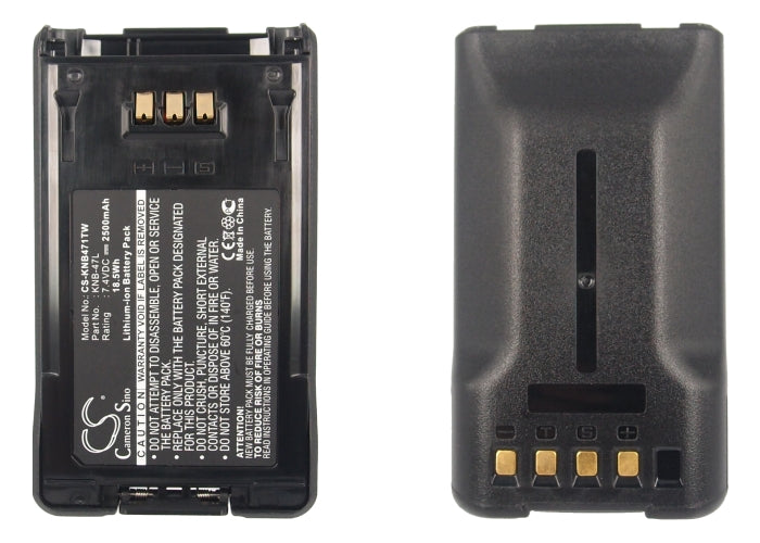 Kenwood NX-200 NX-300 TK-3180 TK-3320 TK-5220 TK-5320 2500mAh Two Way Radio Replacement Battery-5