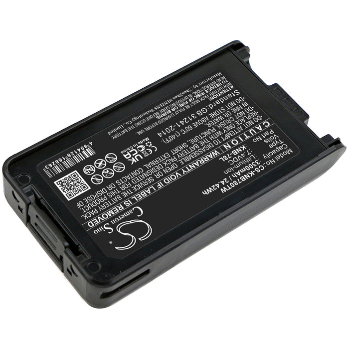 Kenwood NX-220 NX-320 NX3200 NX3220 NX-3220 NX3300 NX3320 NX-3320 TK-2140 TK-2148 TK-2160 TK-2168 TK-2170 TK-2170M T Two Way Radio Replacement Battery-2