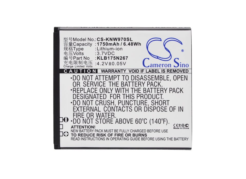 FLY N970 N970S W970 V973 V870 Mobile Phone Replacement Battery-5