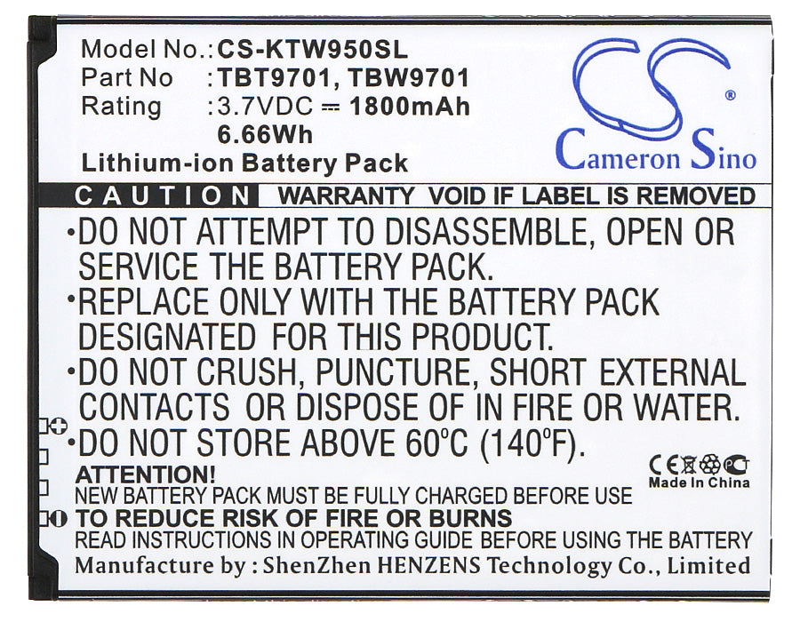 K-Touch E80 E88 Kis 1 S5 S5T T810 T91 T96 U90 W95 Mobile Phone Replacement Battery-5
