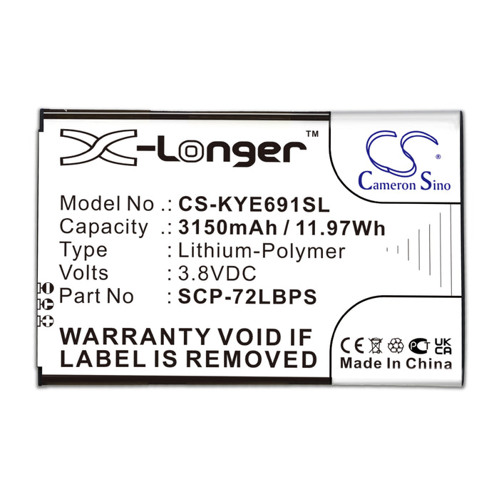 Kyocera A8 E350 E550 Mobile Phone Replacement Battery-3