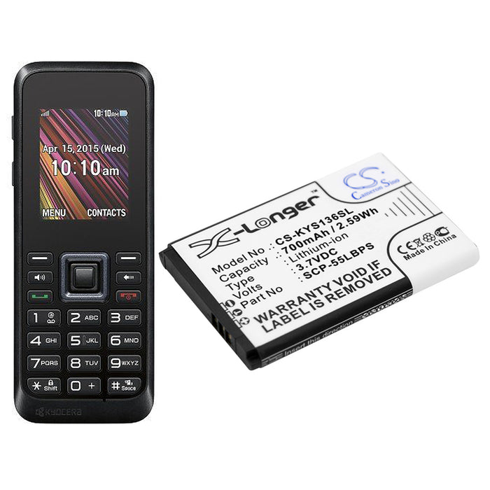 Kyocera JAX S1360 Rally S1370 S1360 JAX S1370 Mobile Phone Replacement Battery-4