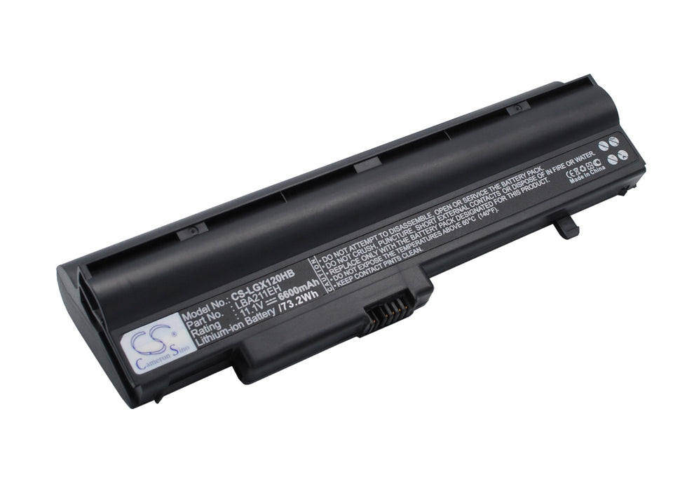 LG X120 X120-G X120-H X120-L X120-L.C7B1A9 X120-L.C7L1A9 X120-N X130 X130 10in X130-G X130-L 6600mAh Black Laptop and Notebook Replacement Battery-2