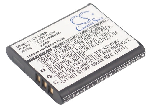 Ricoh CX3 CX4 CX5 CX6 HZ15 PX Theta 360 Theta 360  Replacement Battery-main