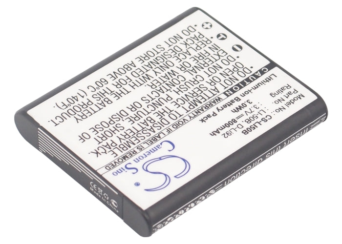 Ricoh CX3 CX4 CX5 CX6 HZ15 PX Theta 360 Theta 360 Degree Spherical Pan WG-2 WG-20 WG-4 WG-4 GPS WG-5 GPS Camera Replacement Battery-2