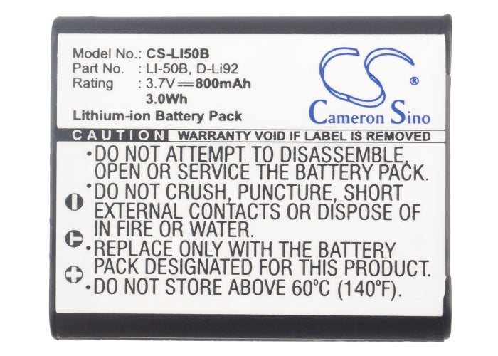 Casio Exilim EX-TR10 Exilim EX-TR100 Exilim EX-TR10BE Exilim EX-TR10SP Exilim EX-TR10WE Exilim EX-TR15 Exilim EX-TR150 Exil Camera Replacement Battery-5
