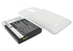 LG D830 D850 D850 LTE D851 D855 D855 LTE D855AR D855K D855P F400 G3 LS990 LS990 LTE VS985 6000mAh White Mobile Phone Replacement Battery-3