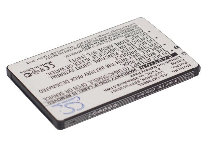 LG AX265 BANTER AX840 Banter AX265 CM-101 GD300S GR500 GR500 BANTER GR700 GT350 GT350F GT550 GT550 Encore GW370 GW520 Mobile Phone Replacement Battery-2
