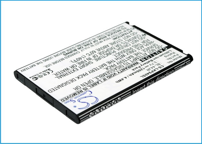 LG K2 KU5400 Optimus EX P940 Prada 3.0 SU5 1200mAh Replacement Battery-main