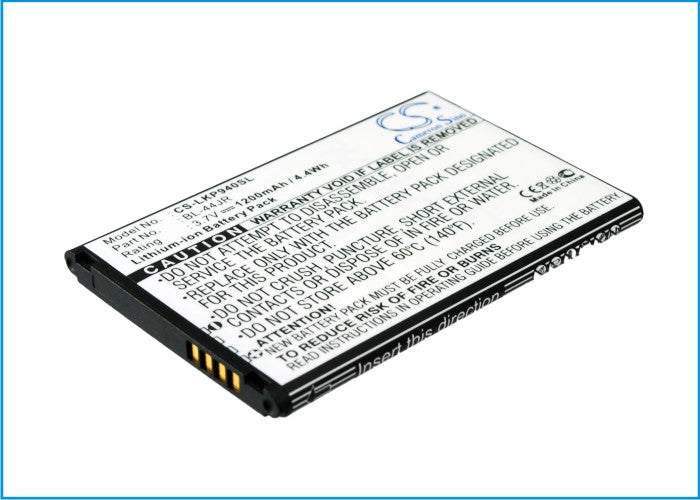 LG K2 KU5400 Optimus EX P940 Prada 3.0 SU540 SU880 1200mAh Mobile Phone Replacement Battery-4