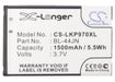 Metropcs LGMS840V 1500mAh Mobile Phone Replacement Battery-5