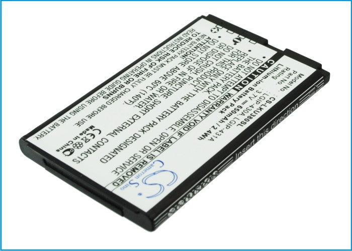 LG 100c 220c 230 Nite 300g 410g 450 Aries CB630 CE110 CP150 G100 GB102 GB130 GS170 Invision KP100 KP105 KP106 (Ruby)  Mobile Phone Replacement Battery-3