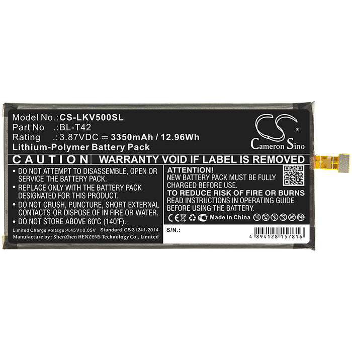 LG G450VM G850 G850EMW G850QM7X G850UM9 G8X ThinQ JP 901LG LG V510 LMG850EMW LMG850QM LMG850QM7X LMG850UM9 LM-V450 LM Mobile Phone Replacement Battery-3