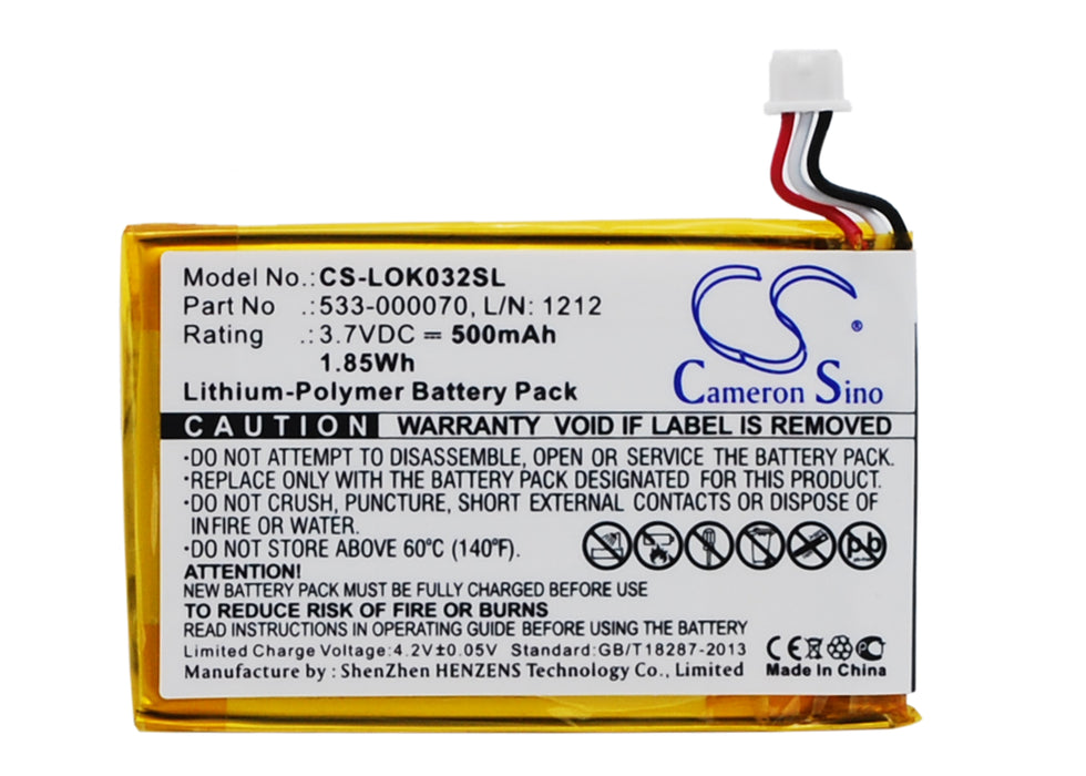 Logitech Ultratin Keyboard Cover Y-R0032 Replacement Battery-main