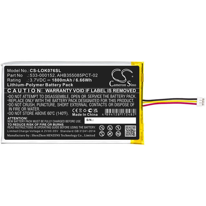 Logitech G913 G913 TKL YR0076 Keyboard Replacement Battery-3