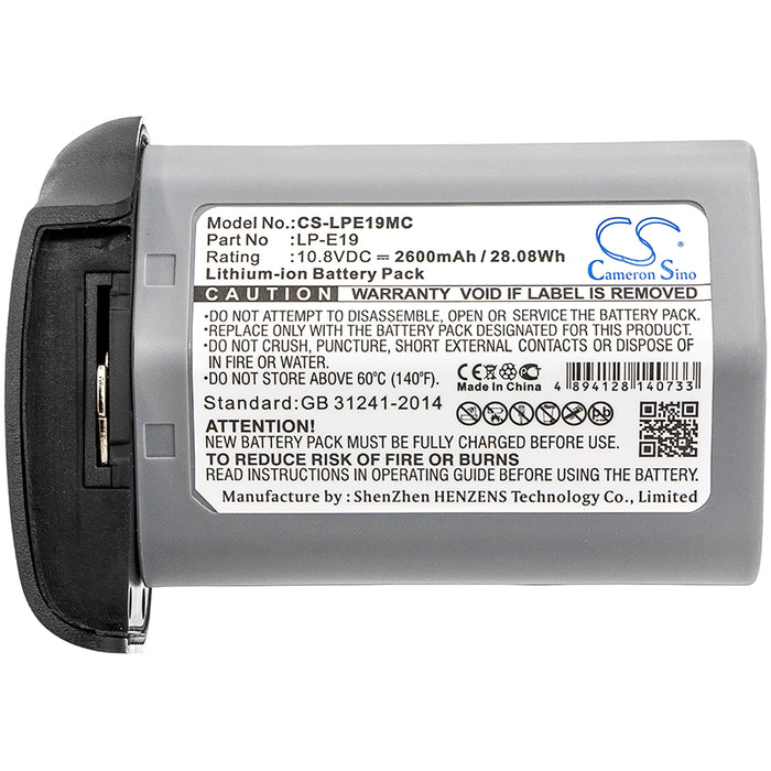 Canon 1D Mark 3 1D Mark 4 1D Mark IV 1D X 1DS Mark 3 1DX EOS-1D EOS-1D Mark 3 EOS-1D Mark III EOS-1D Mark IV EOS-1D 2600mAh Camera Replacement Battery-5