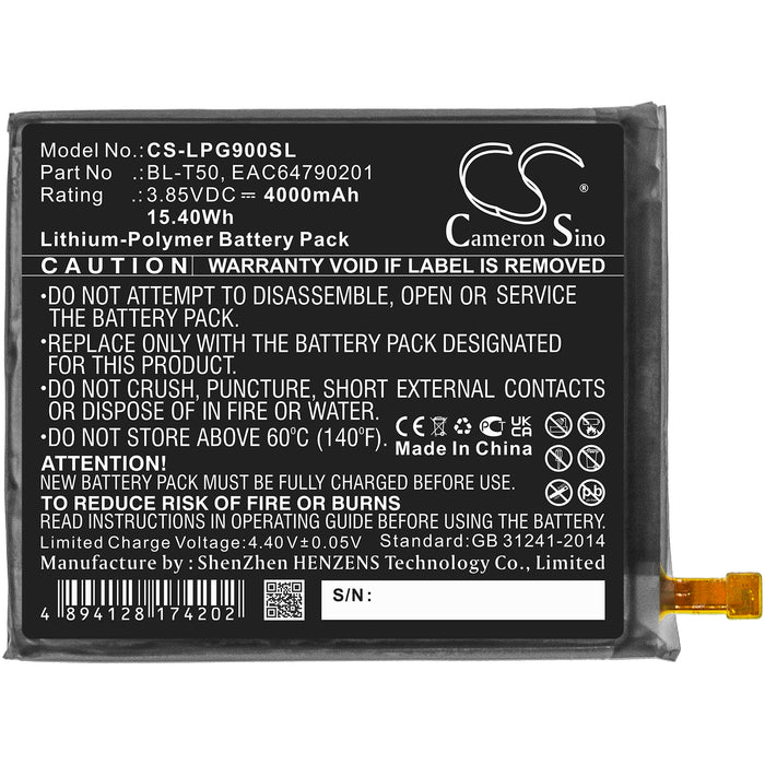 LG C30B C30B 2D C30B 2D Wifi Robot Vacuum Clea Mobile Phone Replacement Battery-3
