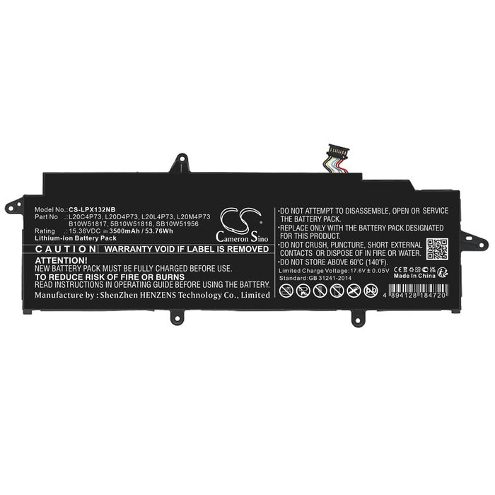 Lenovo ThinkPad X13 Gen 2 AMD 20XH001 ThinkPad X13 Gen 2 AMD 20XH001 ThinkPad X13 Gen 2 AMD 20XH001 ThinkPad X Laptop and Notebook Replacement Battery