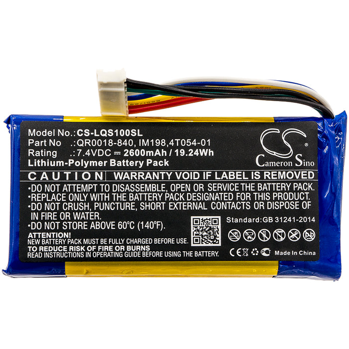 Qolsys IQ Panel Alarm Replacement Battery-3