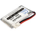 Hubsan H107 H107C H107D H107D Mini H107L JXD385 X4 H107L 650mAh Drone Replacement Battery-2