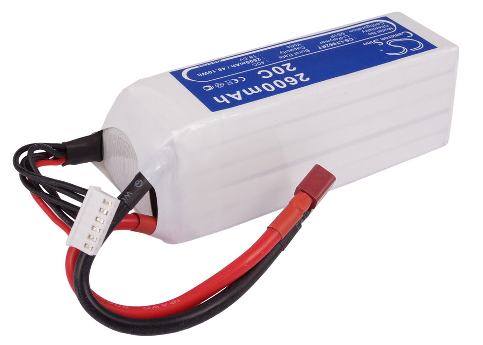RC CS-LT962RT 2600mAh Car Replacement Battery-2